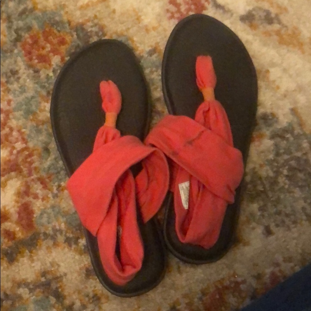 Coral Sanuk Sandals